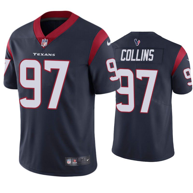 Men Houston Texans #97 Maliek Collins Nike Navy Limited NFL Jersey